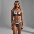 "Amalfi" Dotted Bikini Set - Luxuriöses Polka Dot Bikini-Set - The Femme Club