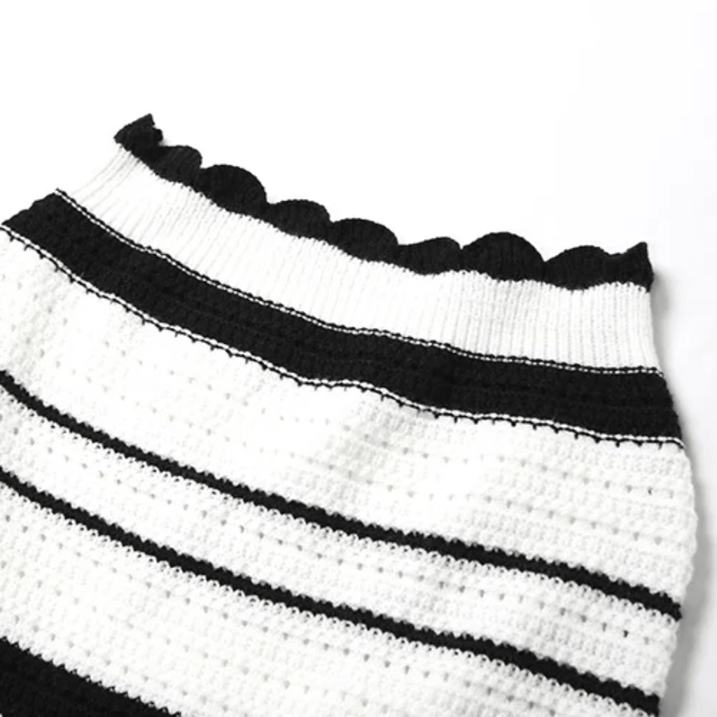 "Astalyn" Knitwear Set - Zweiteiler Set (Top & Rock) - The Femme Club