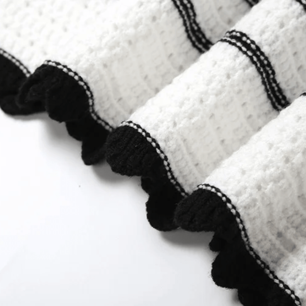 "Astalyn" Knitwear Set - Zweiteiler Set (Top & Rock) - The Femme Club