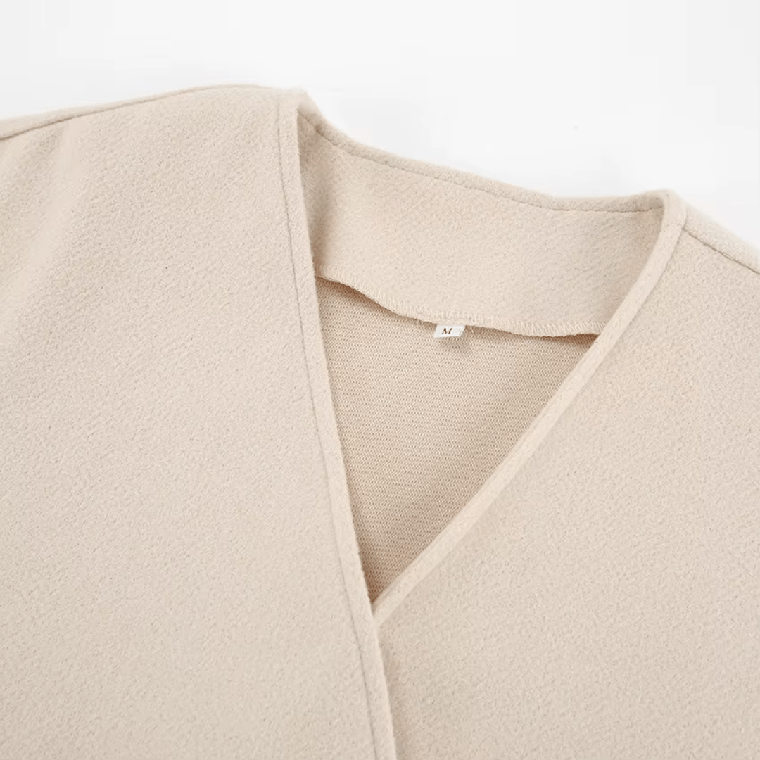Belted Wrap Jacket "Elenor" - Wickeljacke - The Femme Club