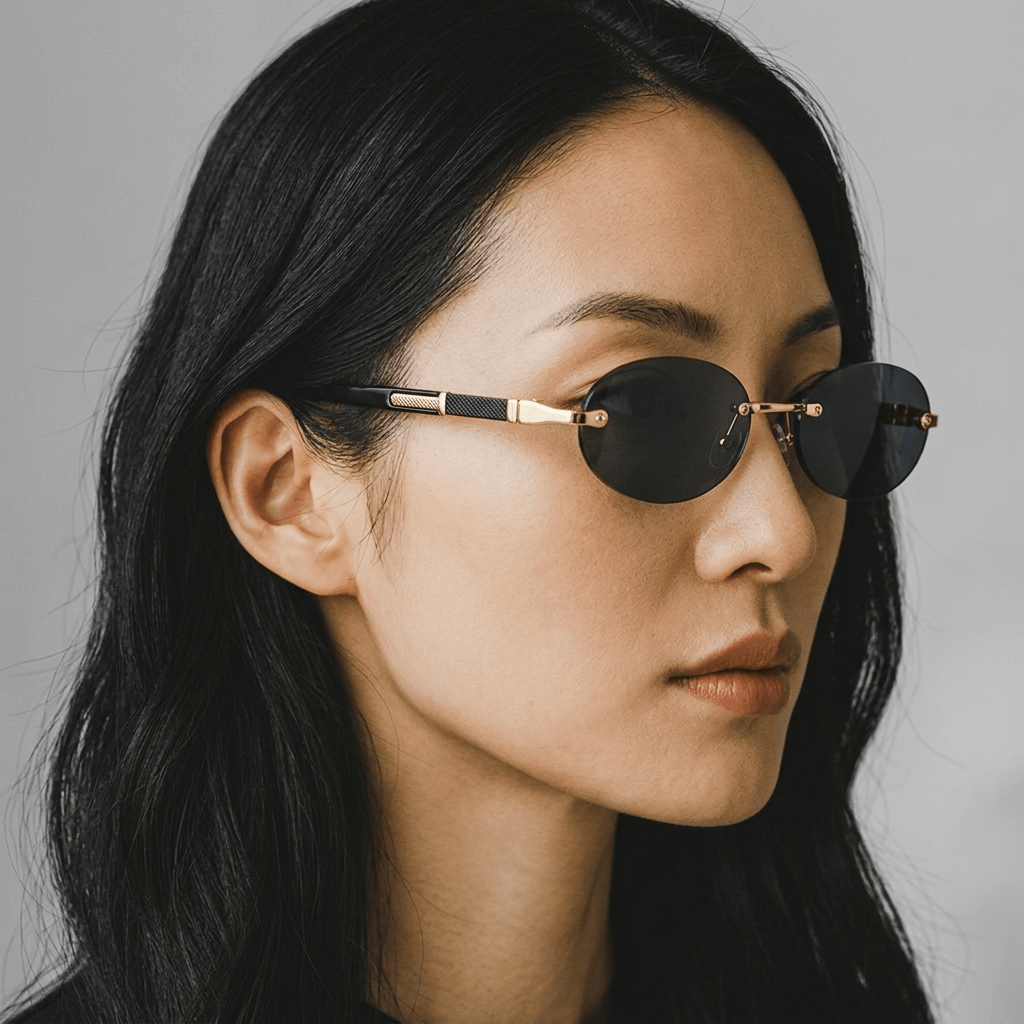 Brille "Shadoura" - Luxuriöse Sonnenbrille - The Femme Club