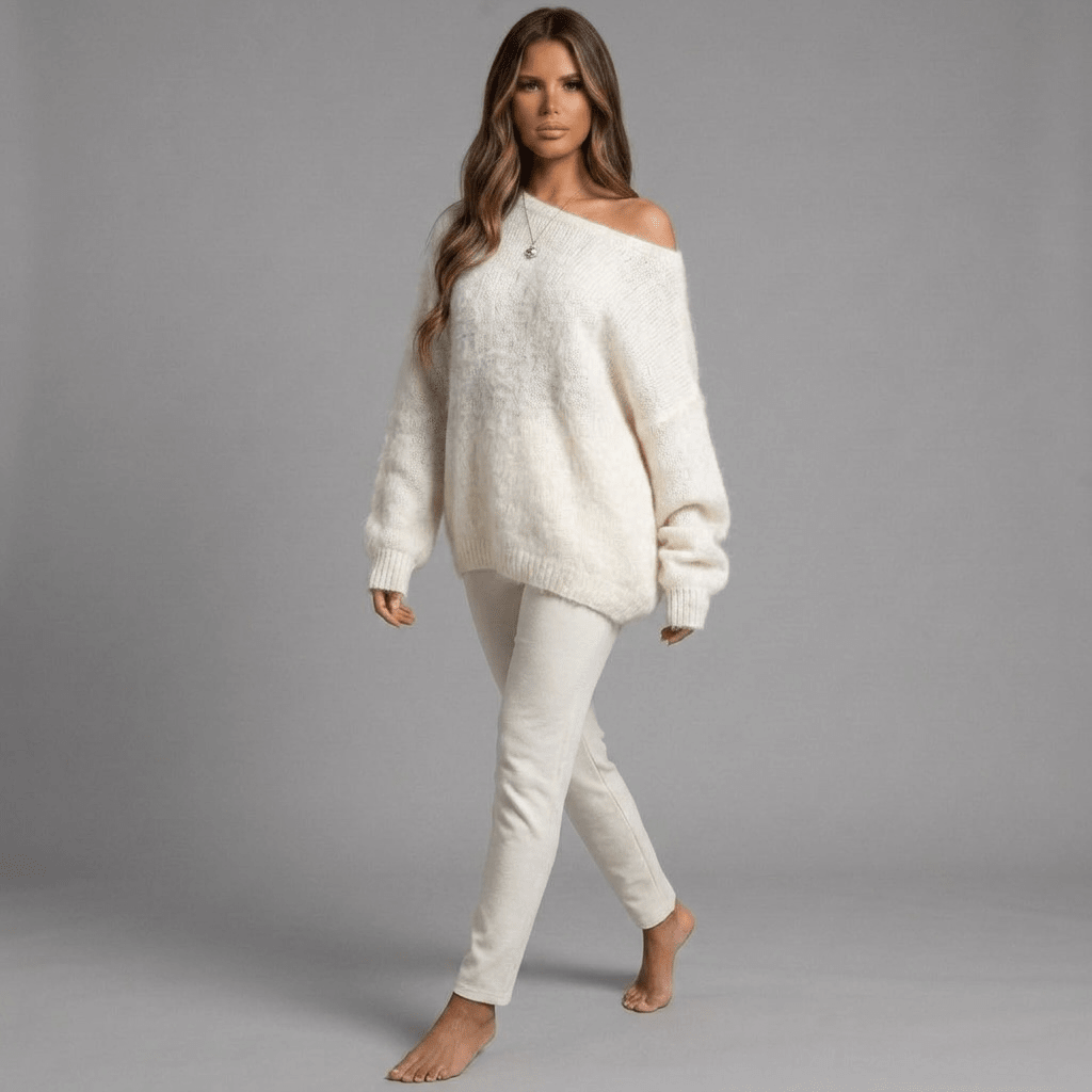 "Cloud" Knit Pullover - Knit Sweater - The Femme Club