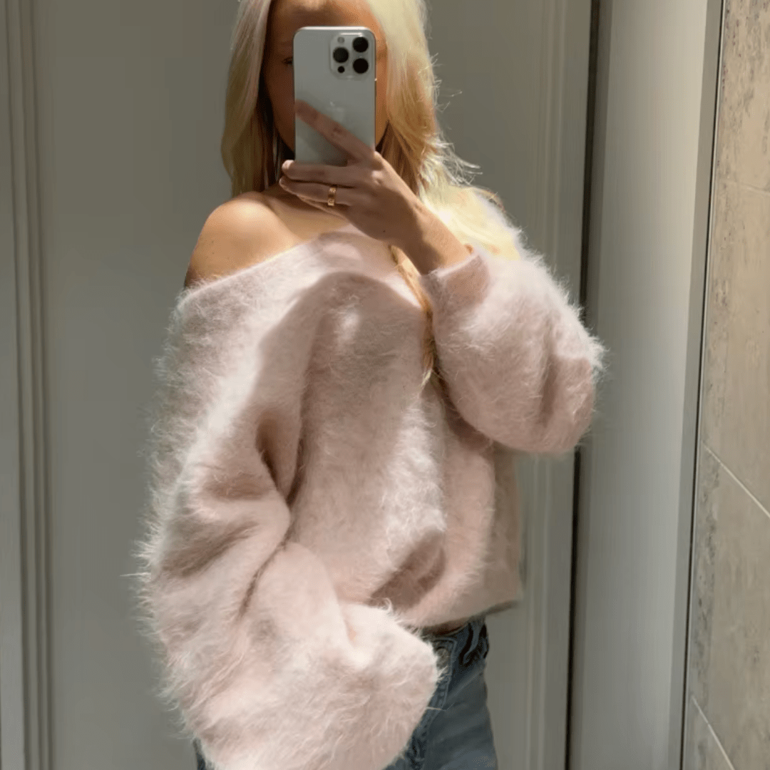 "Cloud" Knit Pullover - Knit Sweater - The Femme Club