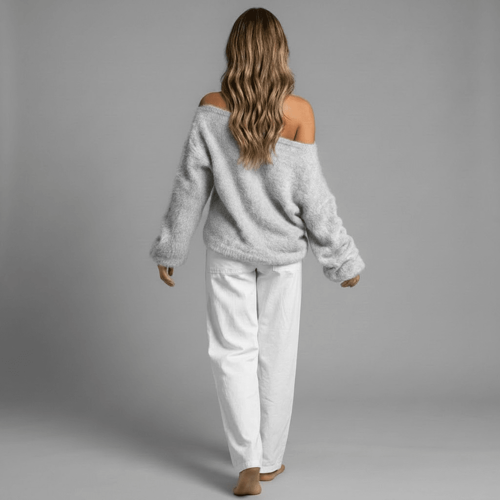 "Cloud" Knit Pullover - Knit Sweater - The Femme Club