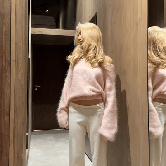 "Cloud" Knit Pullover - Knit Sweater - The Femme Club