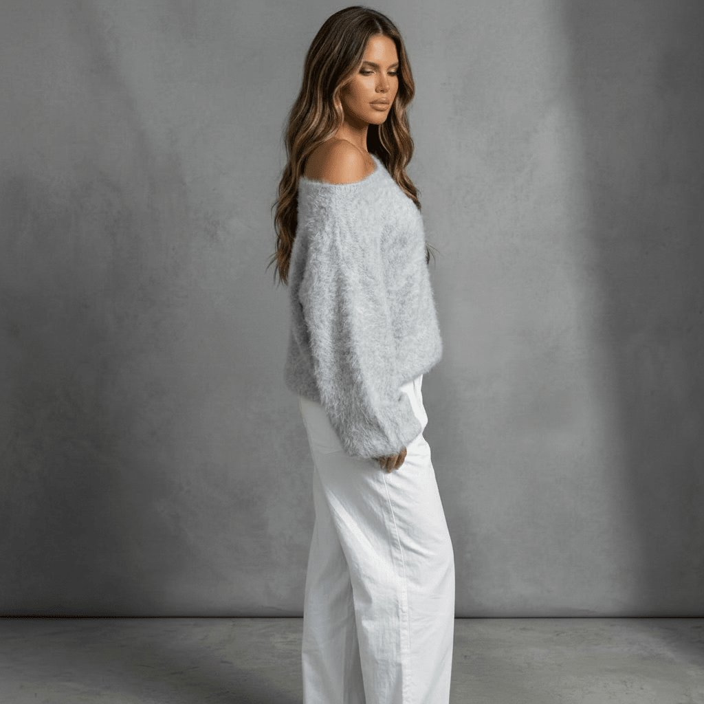 "Cloud" Knit Pullover - Knit Sweater - The Femme Club