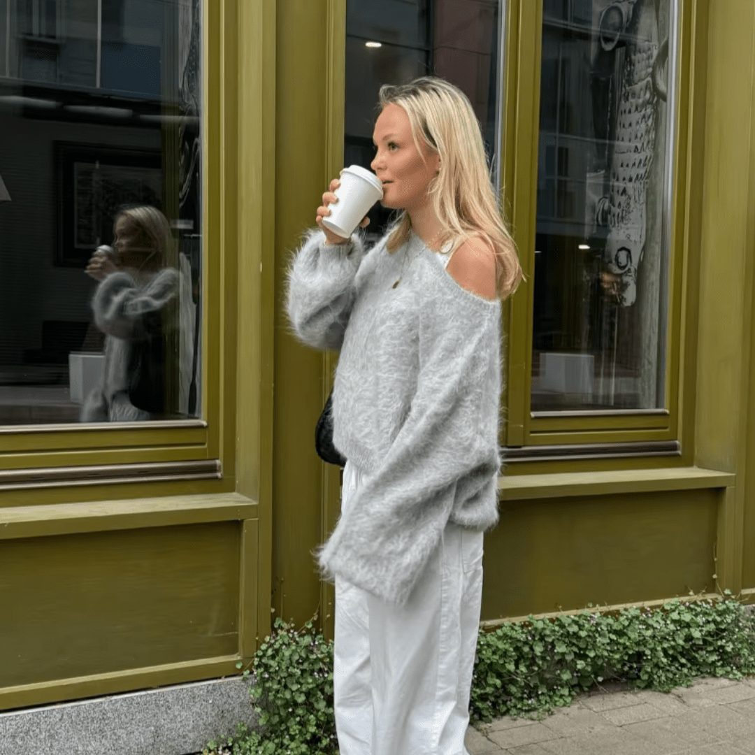 "Cloud" Knit Pullover - Knit Sweater - The Femme Club