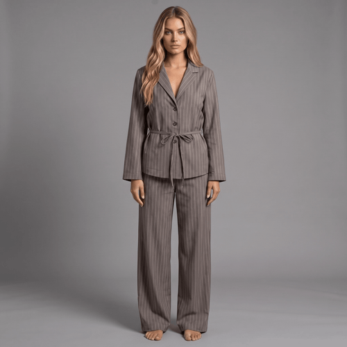 "Cocoa Authority" Suit Set - Hosenanzug - The Femme Club