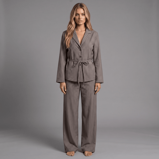 "Cocoa Authority" Suit Set - Hosenanzug - The Femme Club
