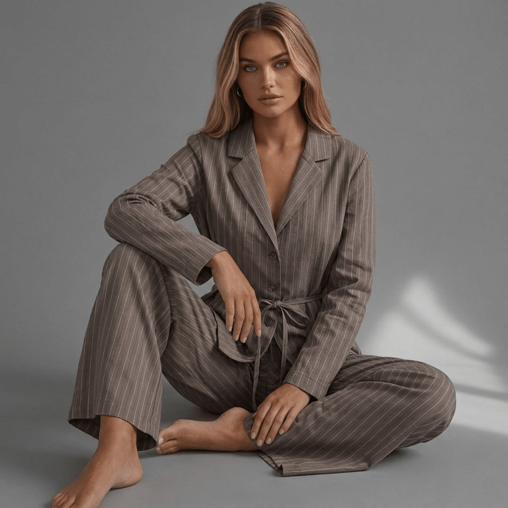 "Cocoa Authority" Suit Set - Hosenanzug - The Femme Club