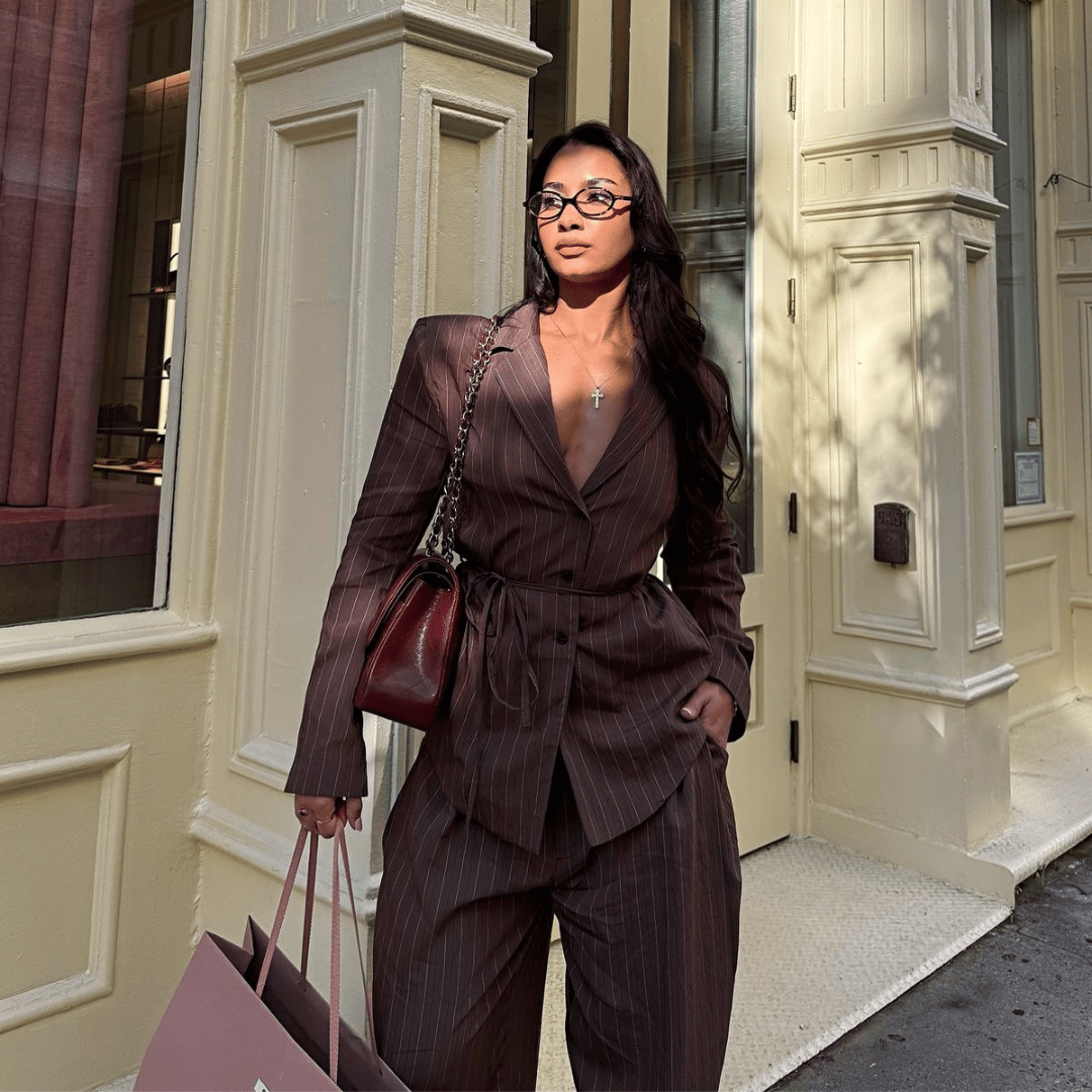 "Cocoa Authority" Suit Set - Hosenanzug - The Femme Club