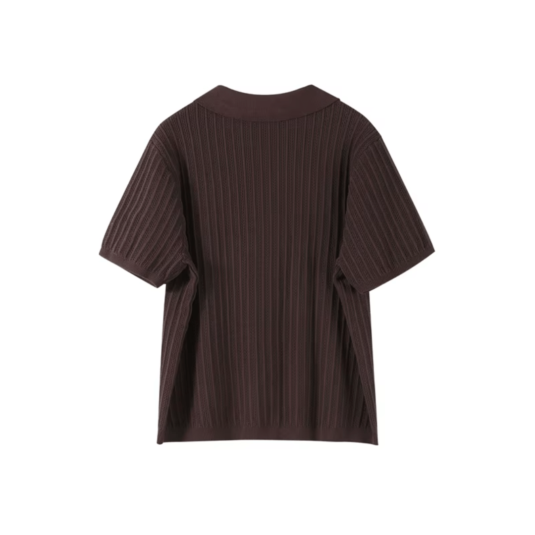 "Cocoa Serenity" Two - Piece - Strick - Zweiteiler - The Femme Club