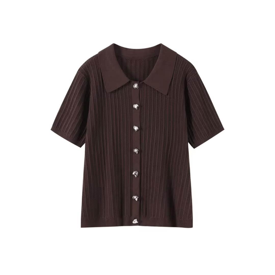 "Cocoa Serenity" Two - Piece - Strick - Zweiteiler - The Femme Club