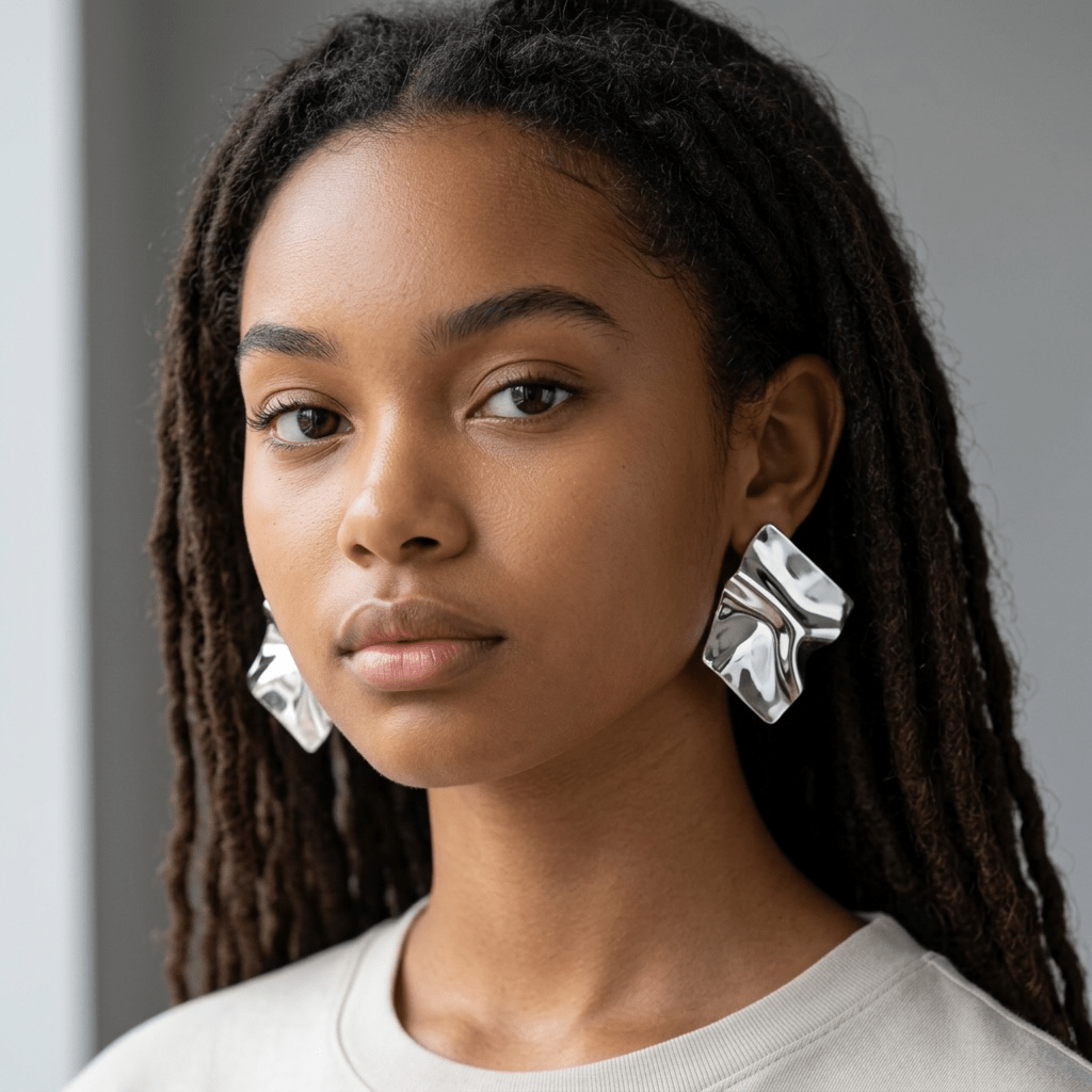 Earrings "Velenya" - Statement-Ohrringe - The Femme Club