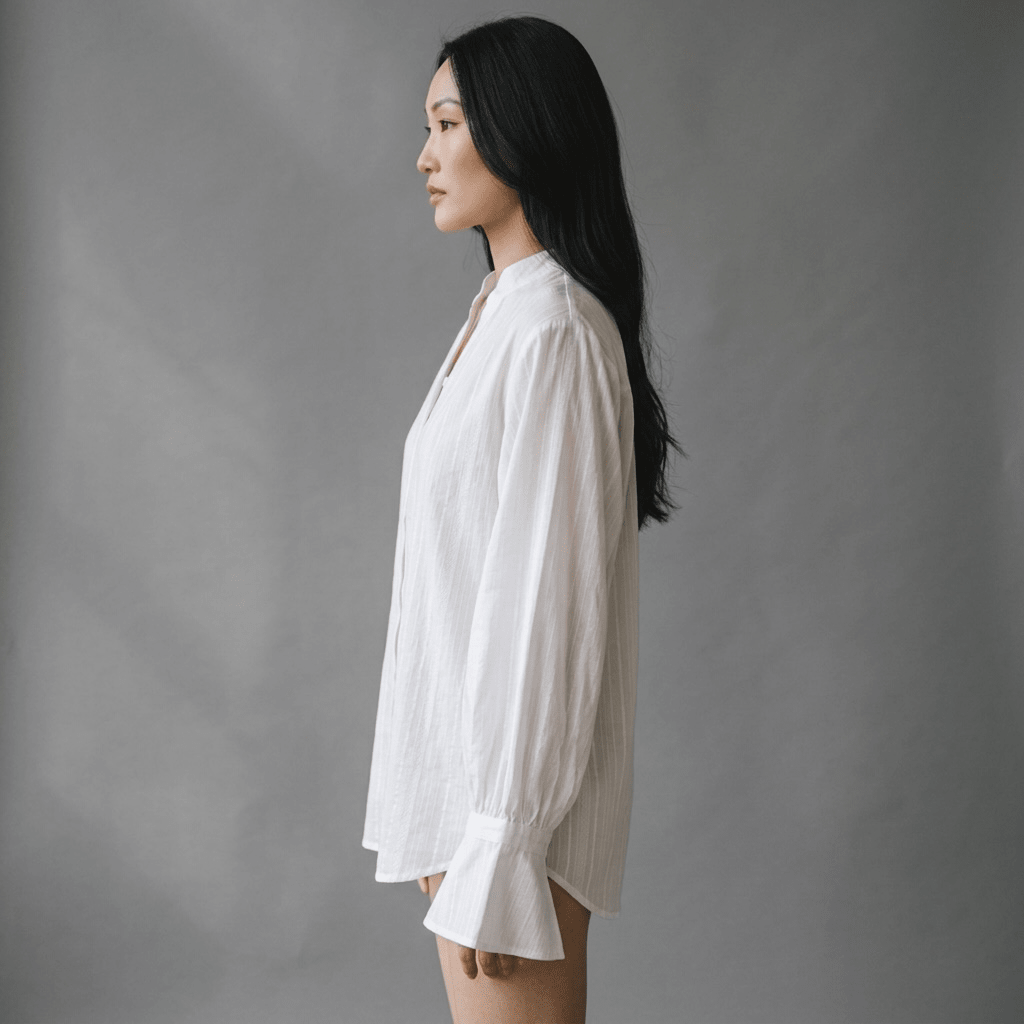"Elegant Flow" Blouse - Hemdbluse - The Femme Club