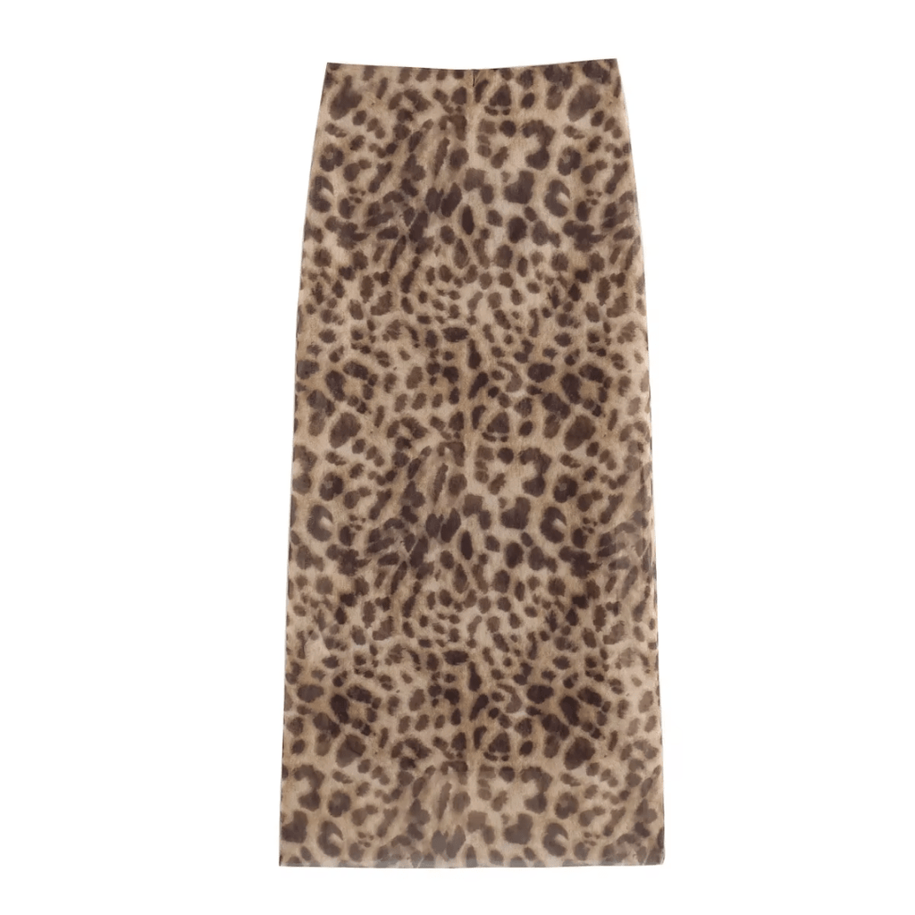 Feline Grace Skirt "Lorena" - Midirock - The Femme Club