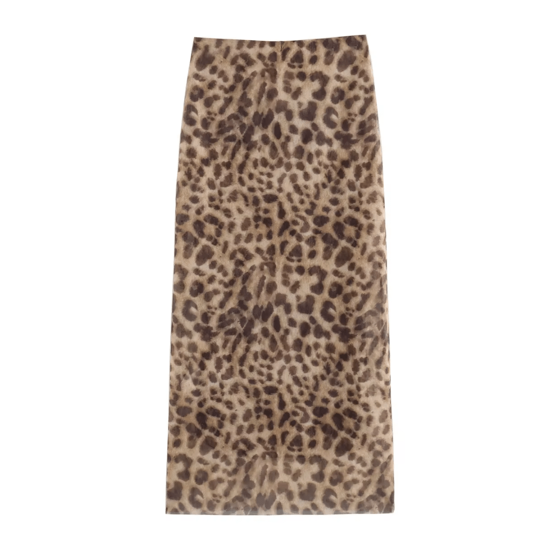 Feline Grace Skirt "Lorena" - Midirock - The Femme Club