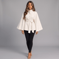 "Fleur D’Hiver" Cape Jacket - Cape-Jacke - The Femme Club