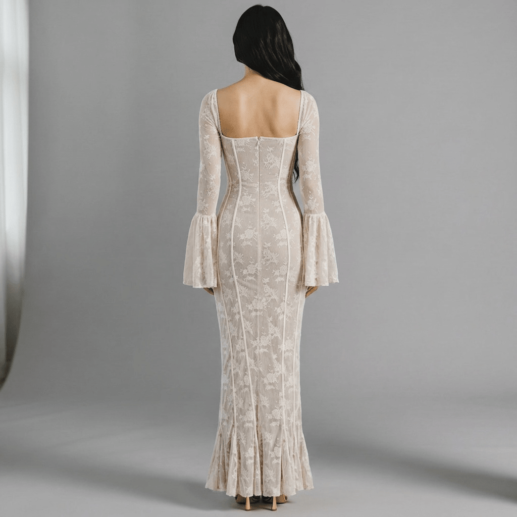 Gown "Nolira" - Spitzenkleid - The Femme Club