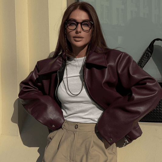 Kunstlederjacke "Eleonore" - Kunstlederjacke - The Femme Club