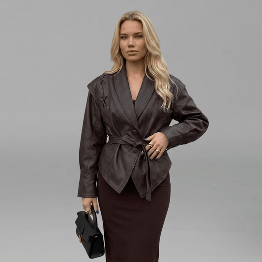 Kunstlederpiece "Velvarya" - Kunstlederjacke - The Femme Club