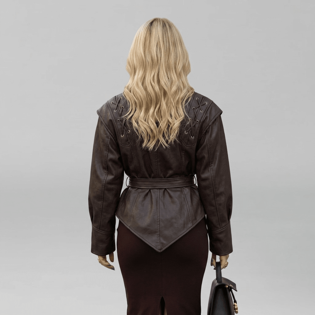 Kunstlederpiece "Velvarya" - Kunstlederjacke - The Femme Club