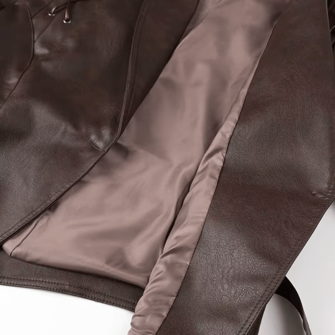 Kunstlederpiece "Velvet Storm" - Kunstlederjacke - The Femme Club