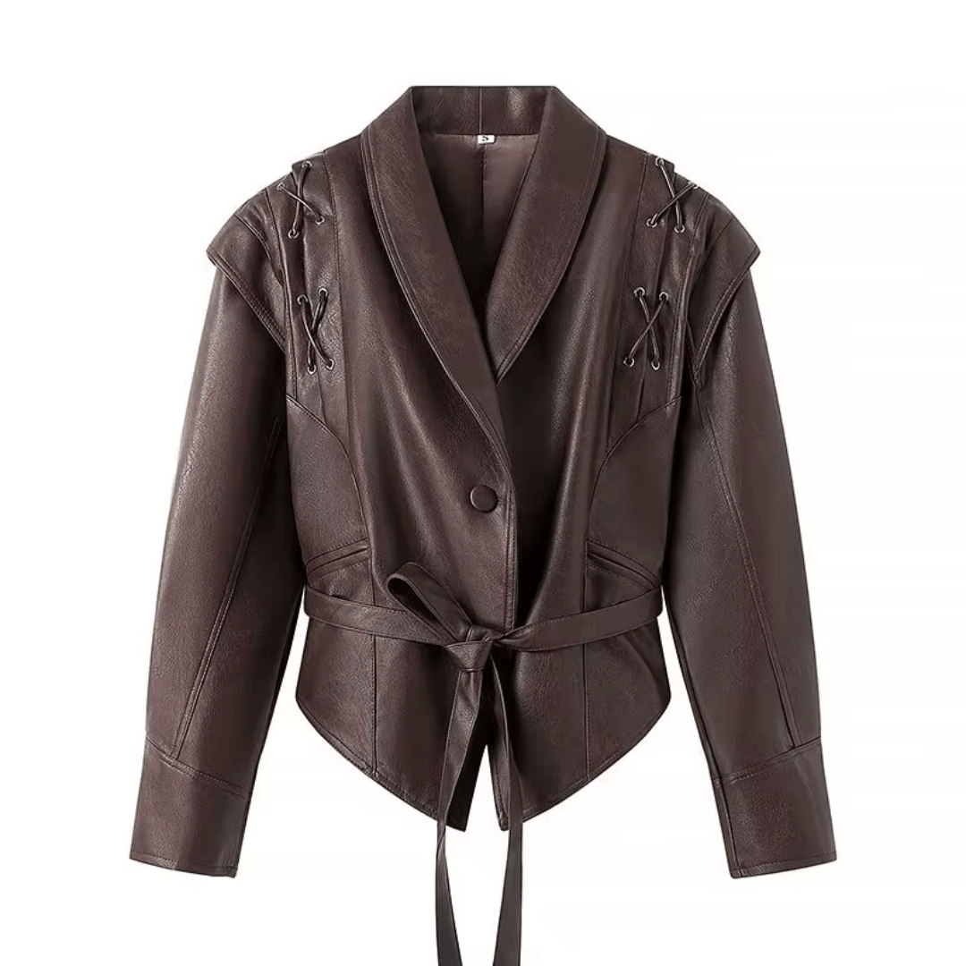 Kunstlederpiece "Velvet Storm" - Kunstlederjacke - The Femme Club