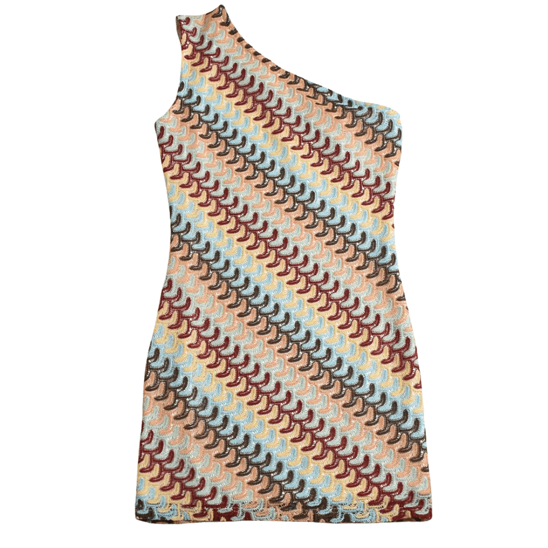 "Lace Muse" One - Shoulder Kleid - One - Shoulder Kleid - The Femme Club