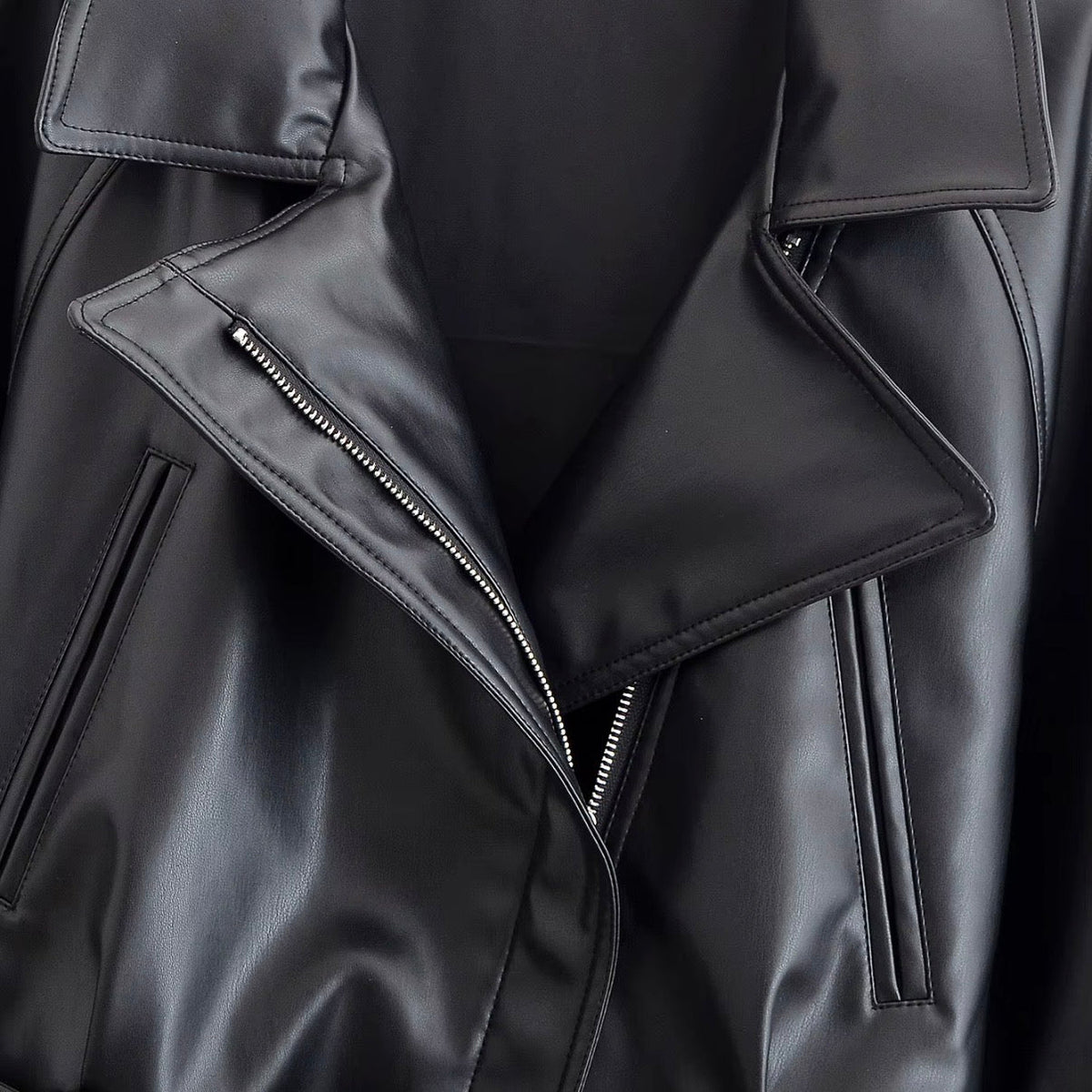 „Leather Mood“ Kunstlederjacke - Kunstlederjacke - The Femme Club