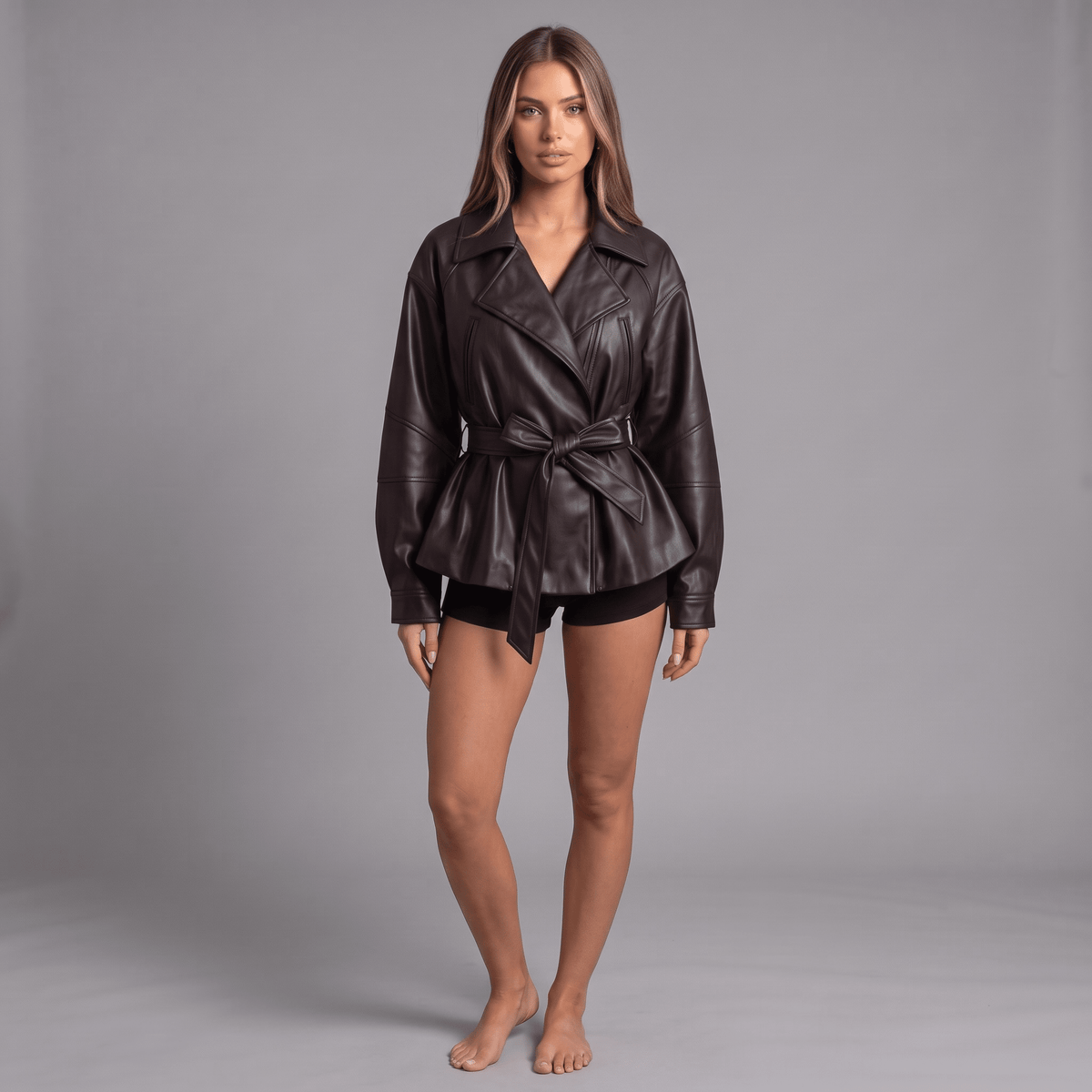„Leather Mood“ Kunstlederjacke - Kunstlederjacke - The Femme Club