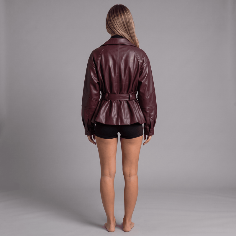 „Leather Mood“ Kunstlederjacke - Kunstlederjacke - The Femme Club