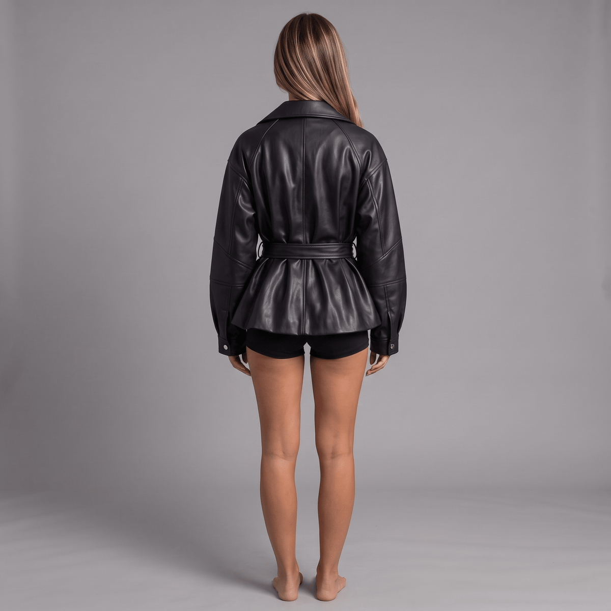 „Leather Mood“ Kunstlederjacke - Kunstlederjacke - The Femme Club