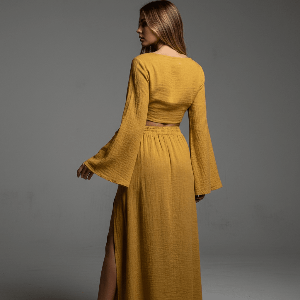 Luna Pleated Set - 2-teiliges Plissee-Set - Damen 2-teiliges Set - The Femme Club