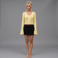 "Lunaria" Knit Longsleeve - Häkeloberteil - The Femme Club