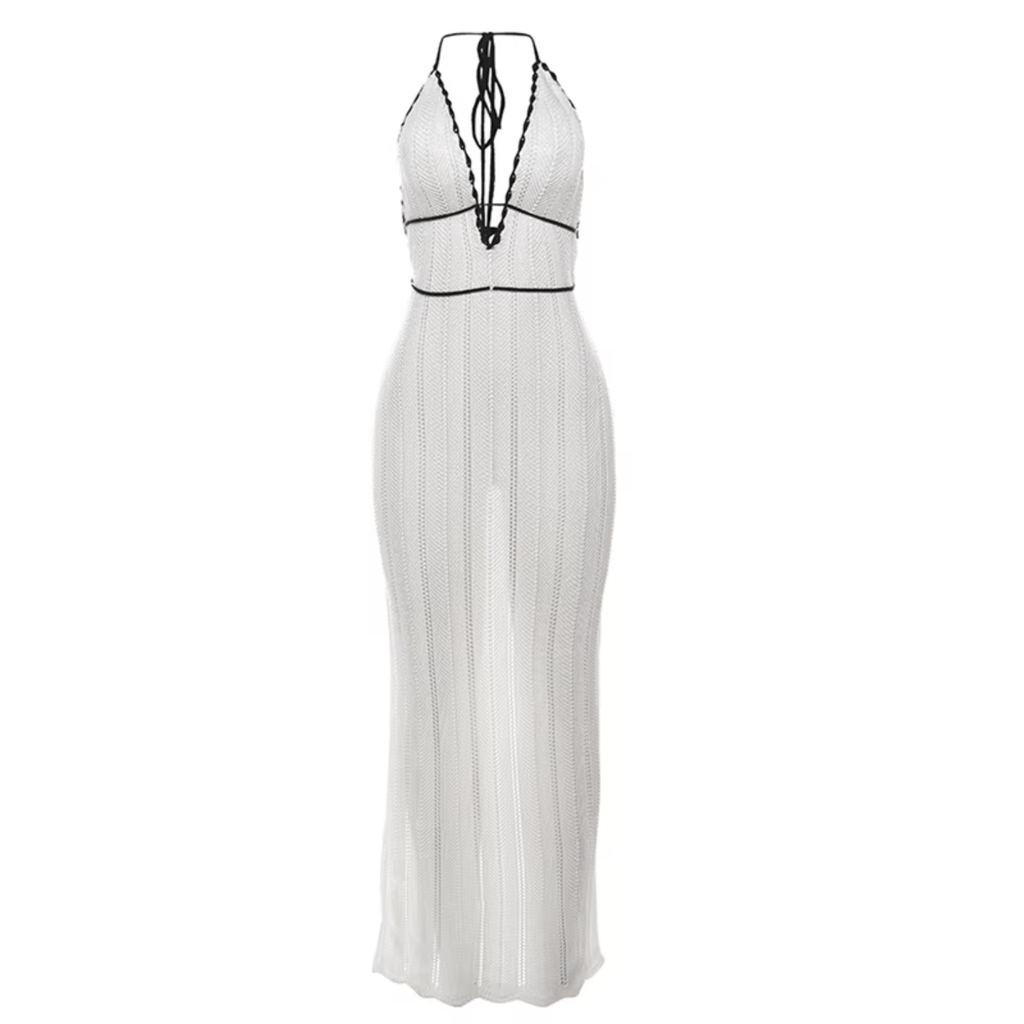 Luxe Thread Dress “Celine” - Maxikleid - The Femme Club