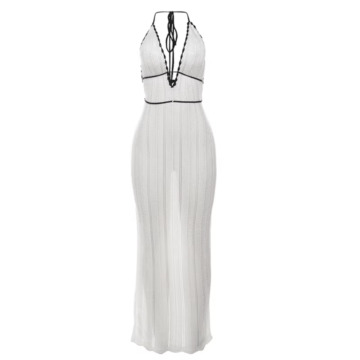 Luxe Thread Dress “Celine” - Maxikleid - The Femme Club