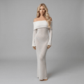 Maxi "Oceana Femme" - Off-Shoulder Kleid - The Femme Club