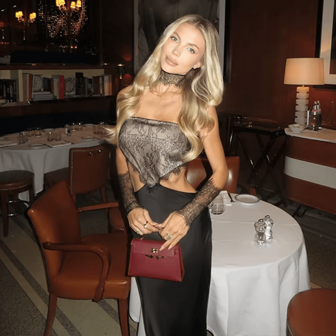 "Midnight Muse" Spitzen - Maxikleid - Maxikleid - The Femme Club