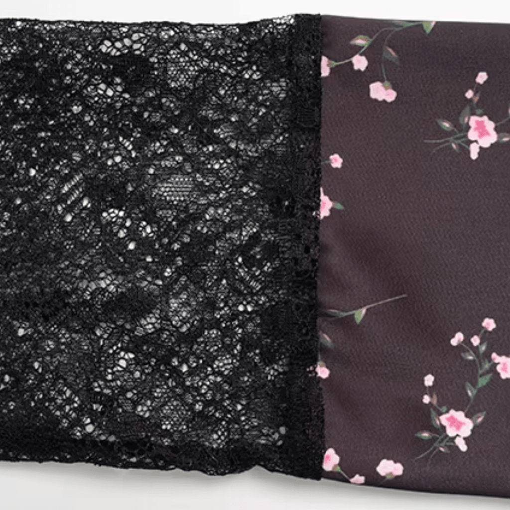 "Noir Bloom" Spitzen-Set - Maxirock Set Damen - The Femme Club