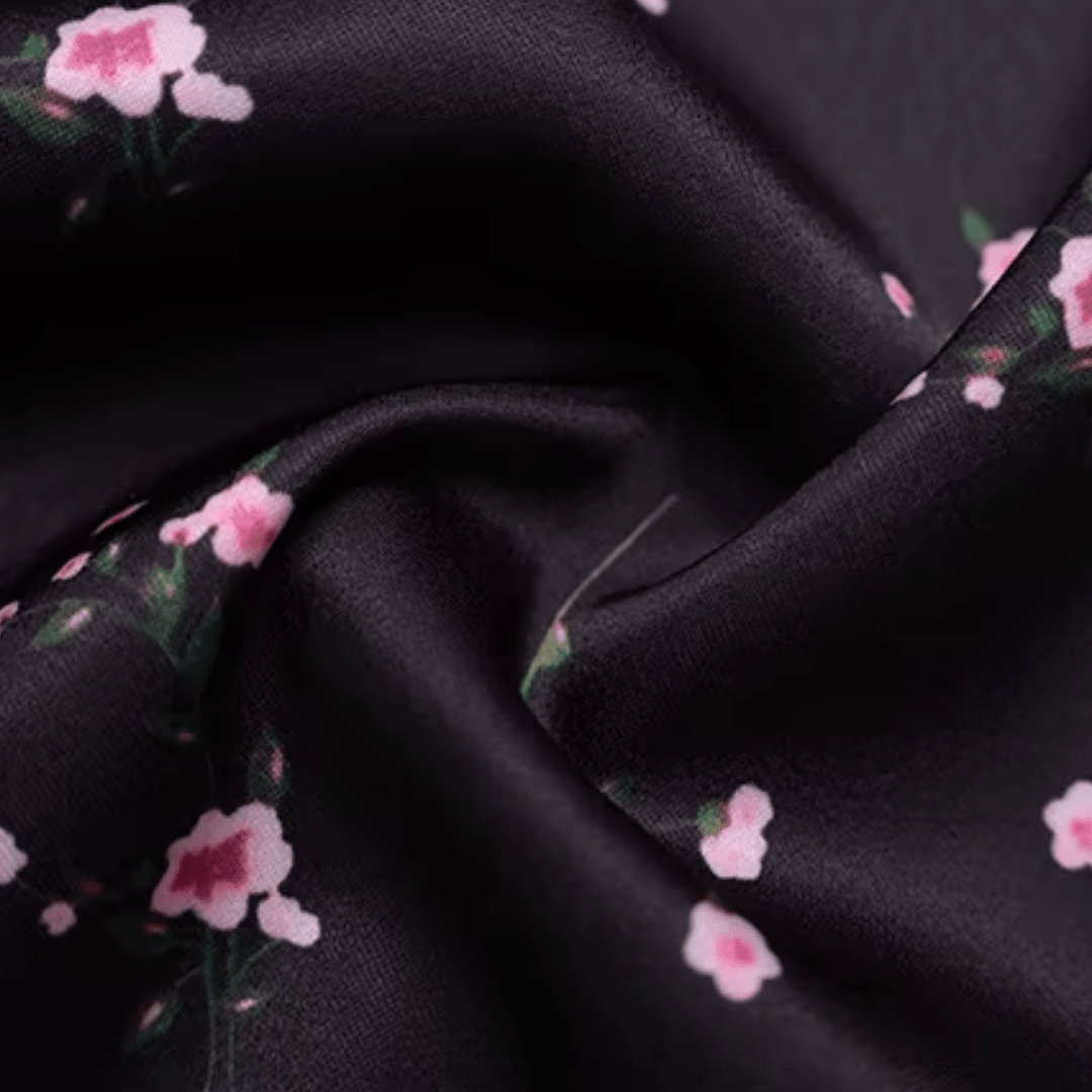 "Noir Bloom" Spitzen-Set - Maxirock Set Damen - The Femme Club