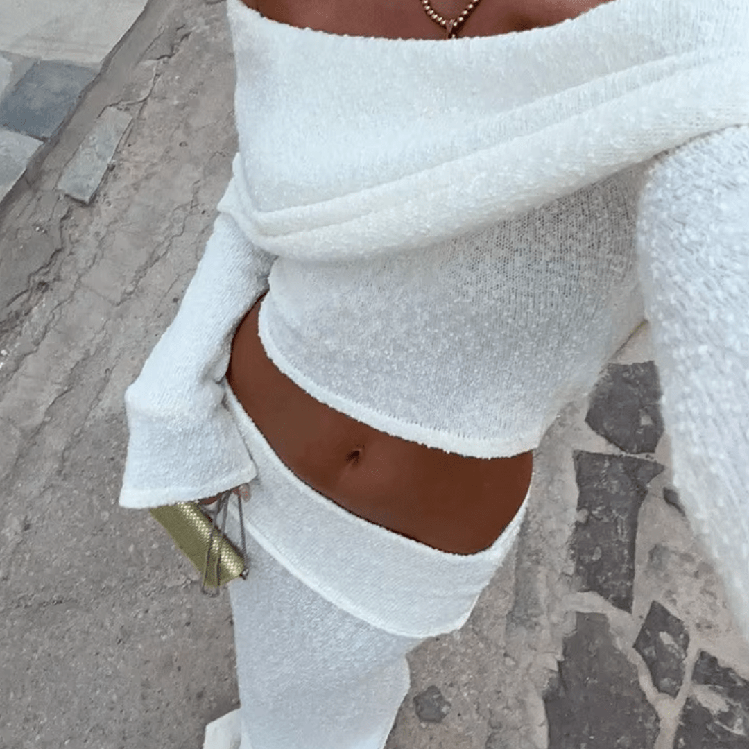 Off - Shoulder Set "Vivienne" - Zweiteiler - The Femme Club