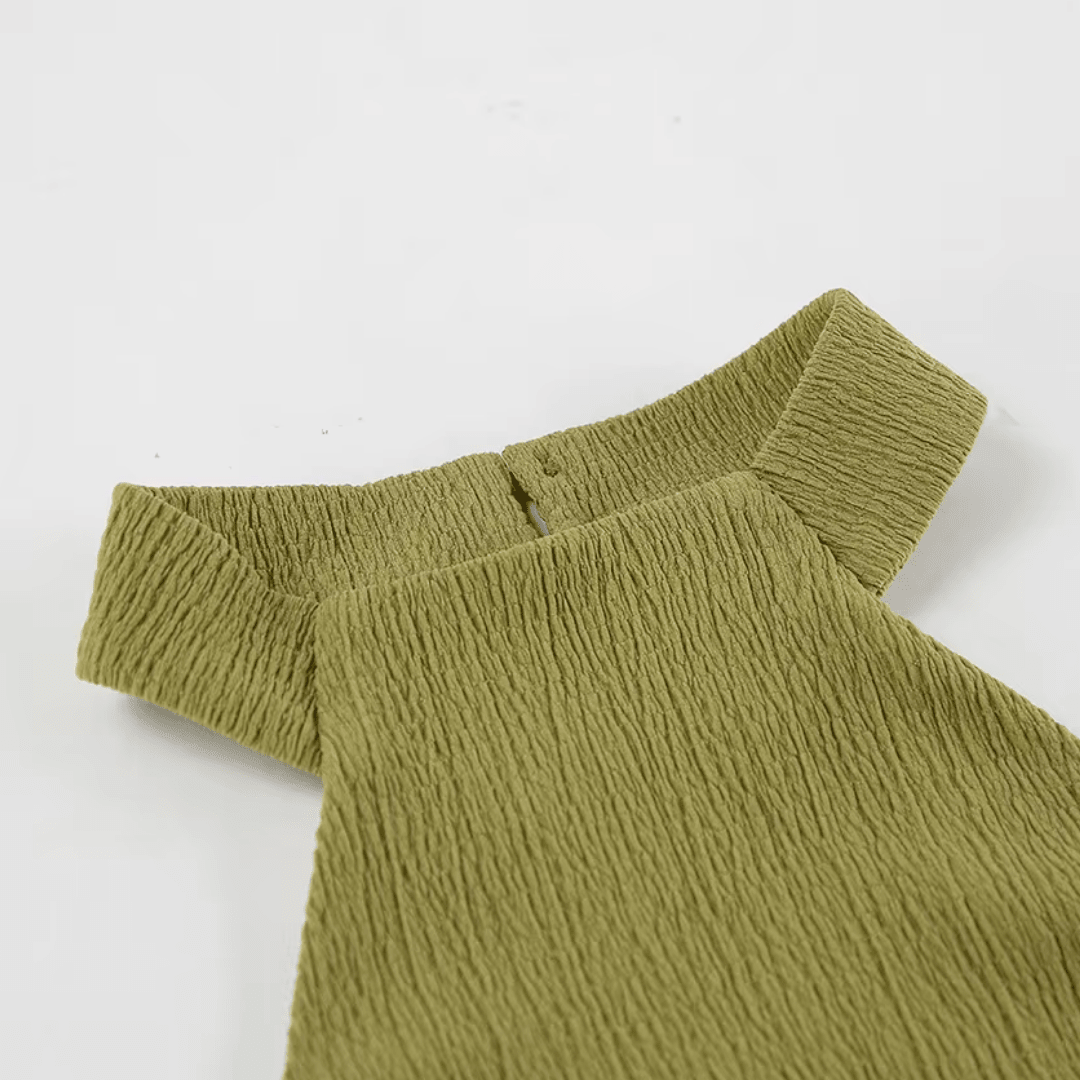 "Olive Muse" Zweiteiler Set - Damen Zweiteiler Set - The Femme Club