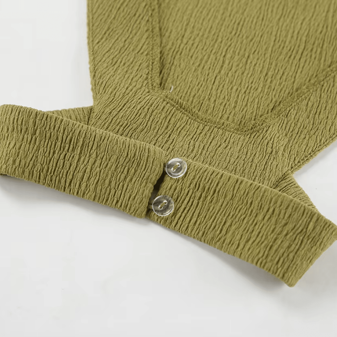 "Olive Muse" Zweiteiler Set - Damen Zweiteiler Set - The Femme Club