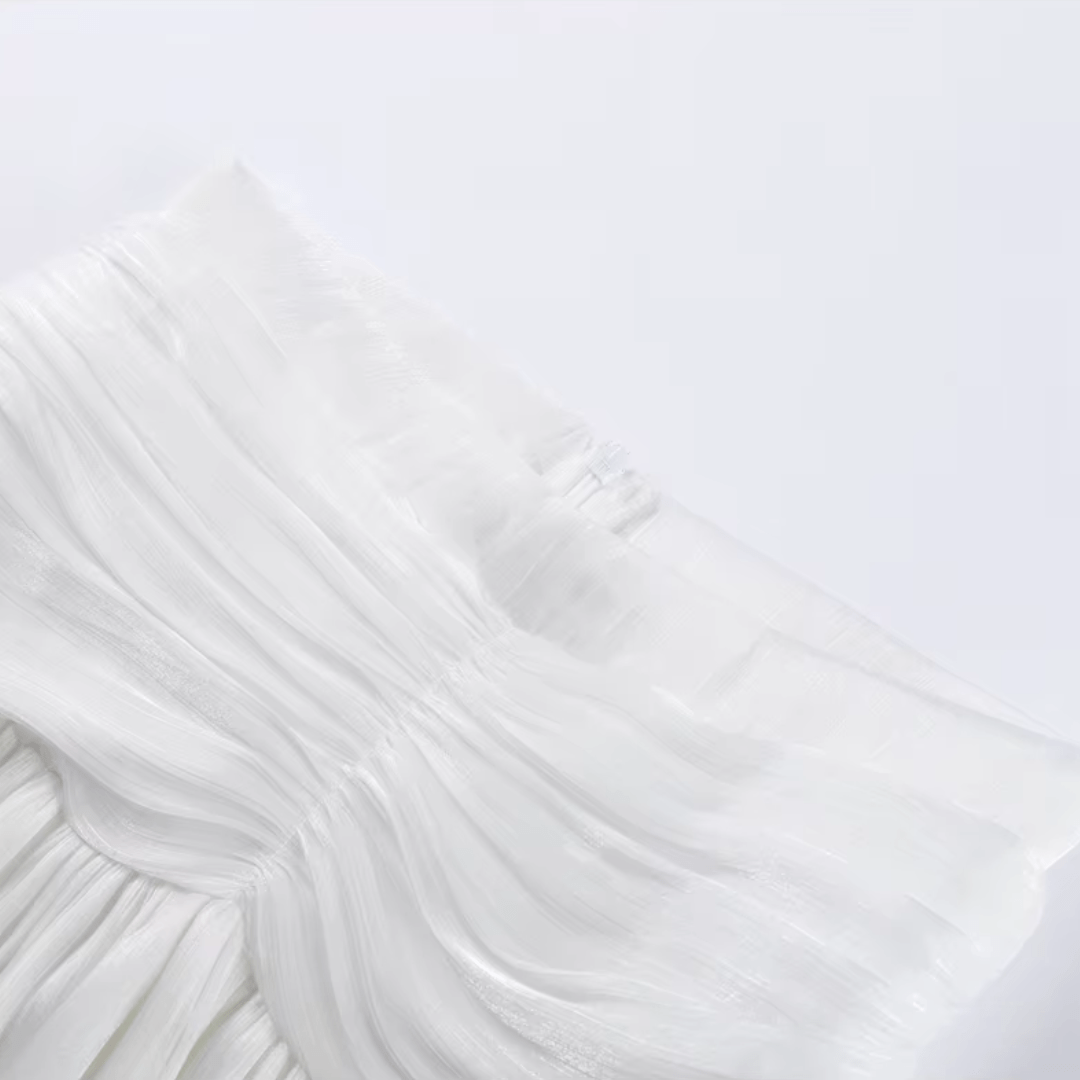 Seraphina Silk Glow Dress - Minikleid mit Schleife - The Femme Club