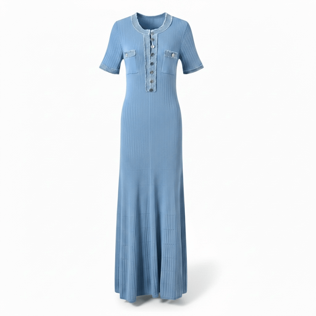 "Seraphina Sky" Maxi Kleid - Maxikleid - The Femme Club
