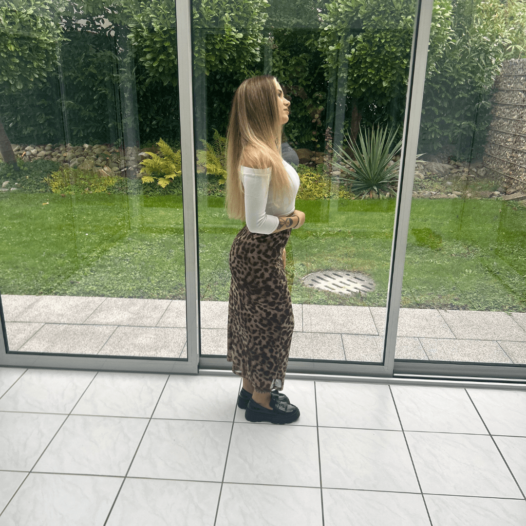 Skirt "Liora Noelle" - Midirock - The Femme Club