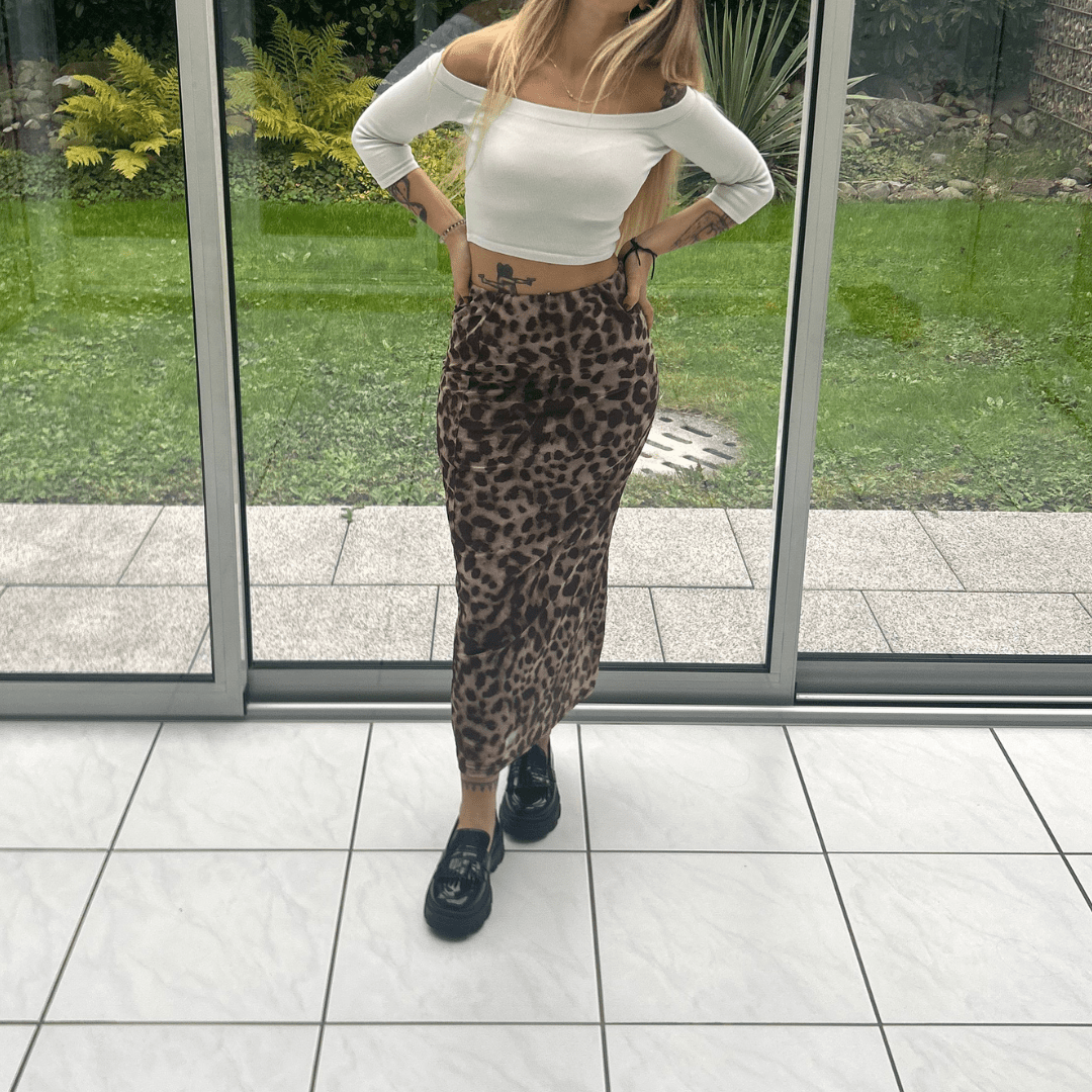 Skirt "Liora Noelle" - Midirock - The Femme Club