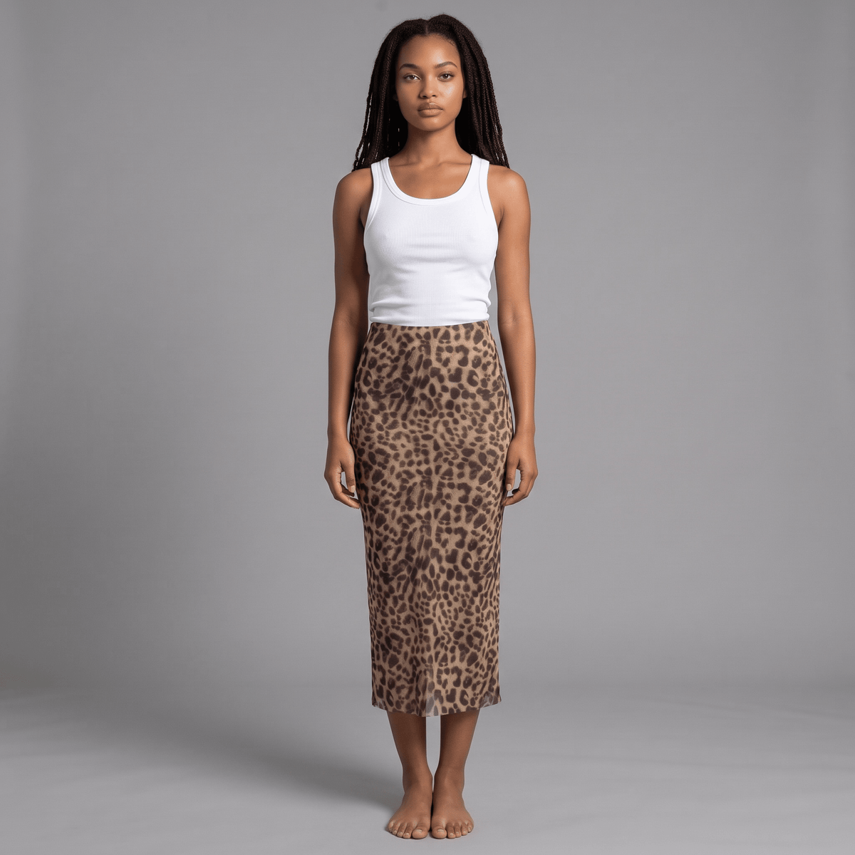 Skirt "Liora Noelle" - Midirock - The Femme Club