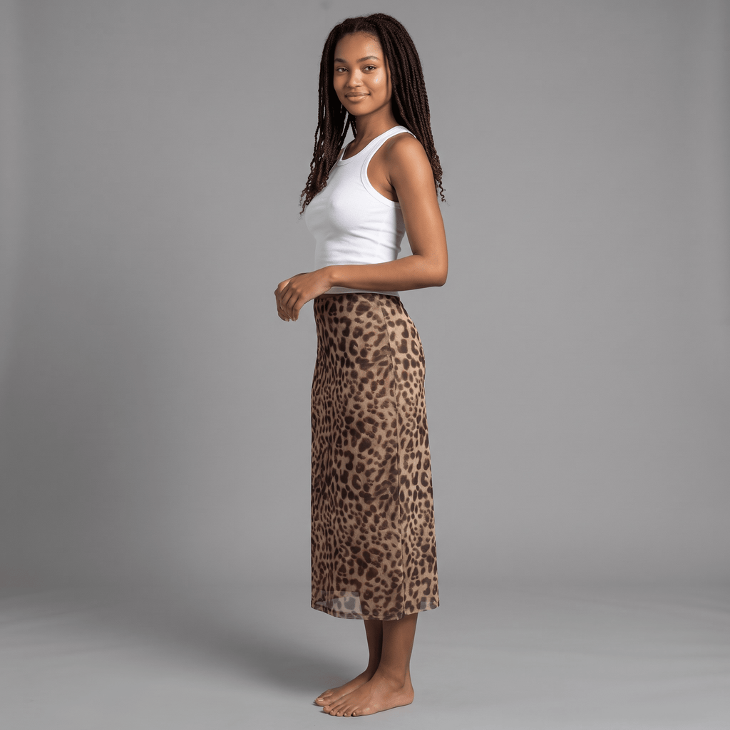 Skirt "Liora Noelle" - Midirock - The Femme Club